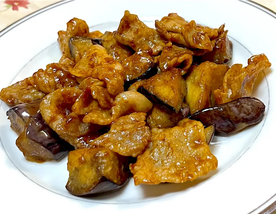 豚肉と茄子の炒め|ゆうじ.さん