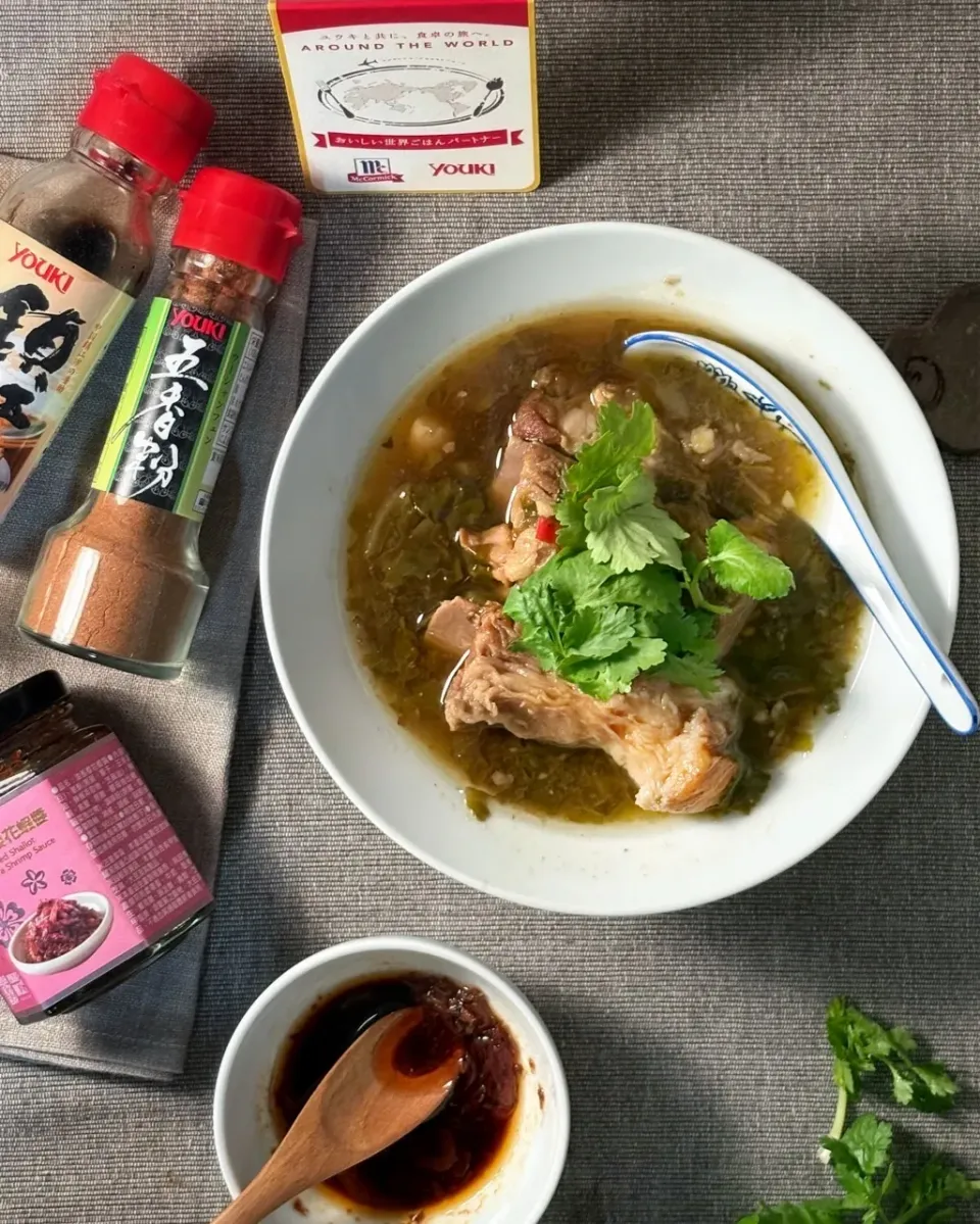 客家酸菜排骨湯|まる(丸大豆)さん