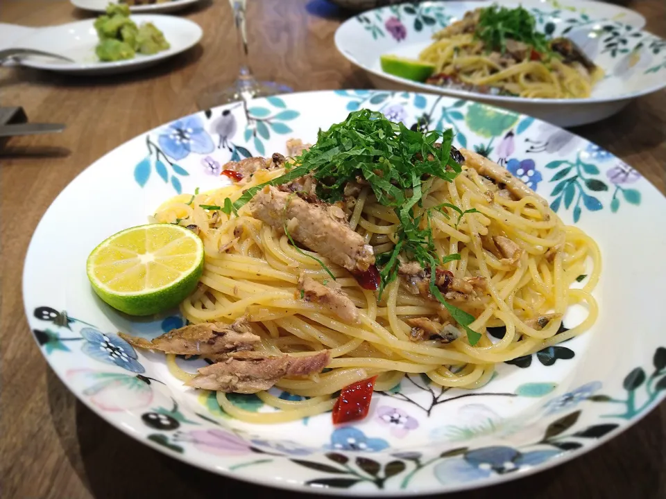 秋刀魚のペペロンチーノ|古尾谷りかこさん