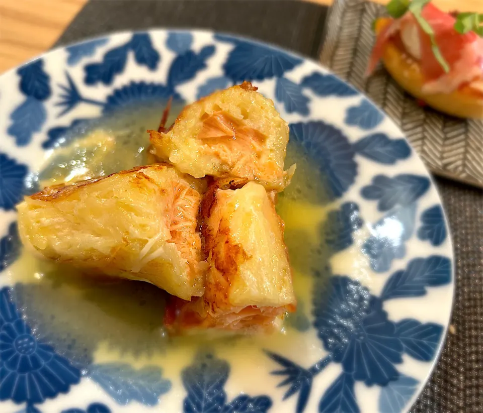 サーモンとガレット ブールブランソース|CKさん