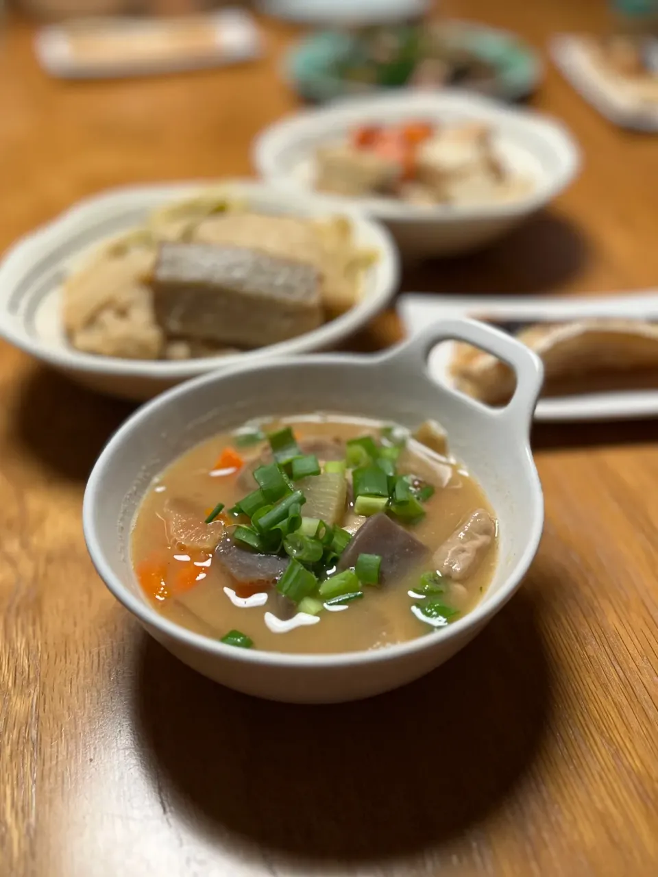 10/12の夕食　もつ煮込み|yoneさん