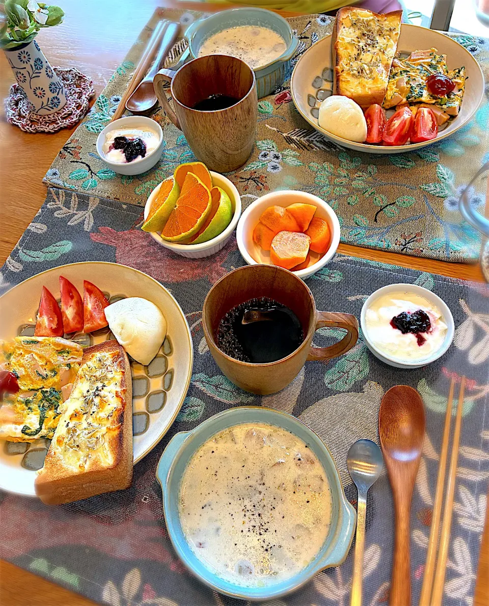 本日のトーストランチ|じゅんさんさん