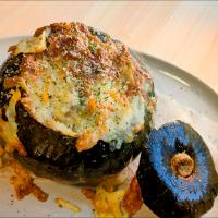 手のひらかぼちゃのまるごとグラタン