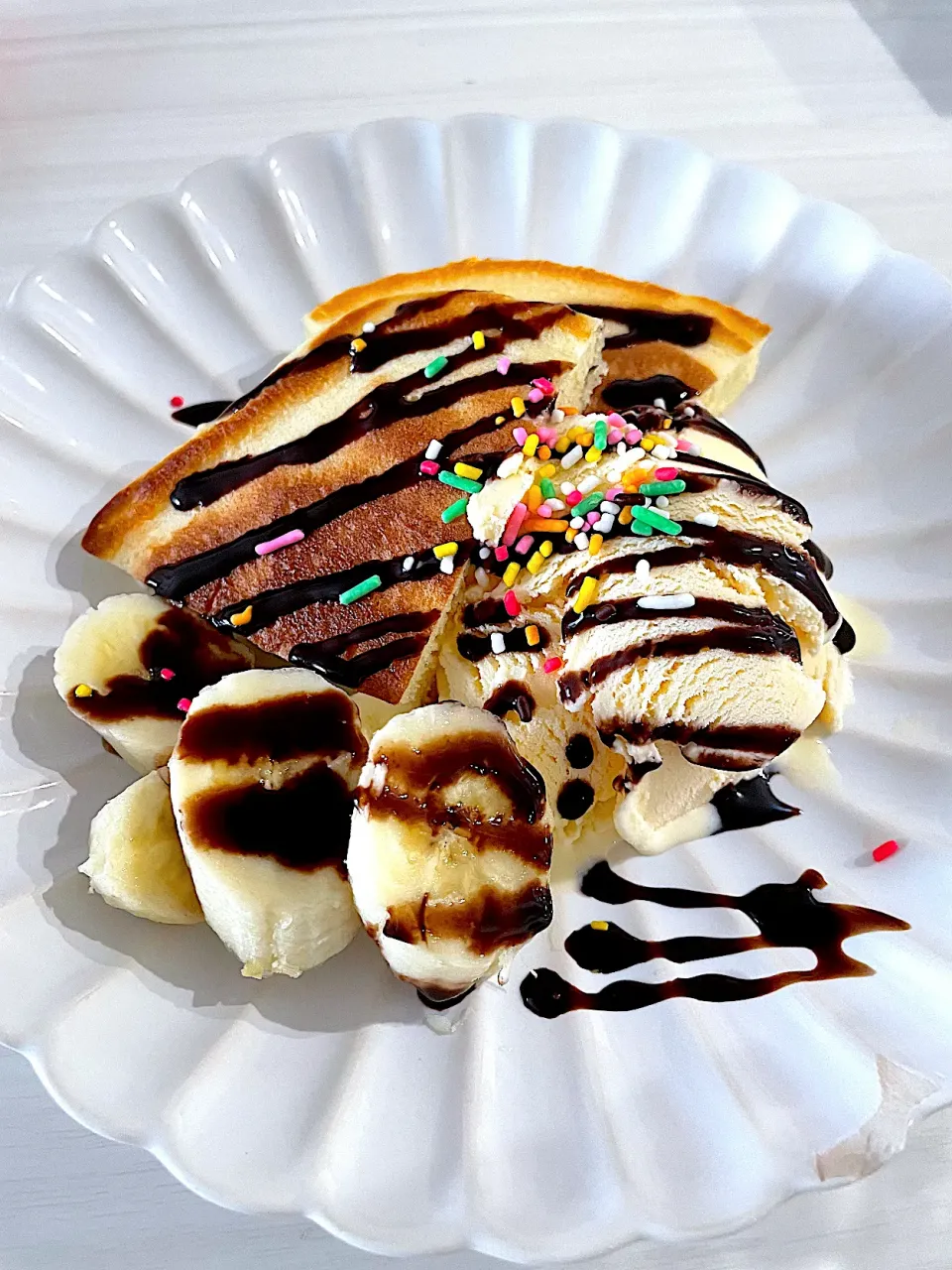 余ったホットケーキでおやつ|キヨさん