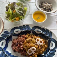 ひよこ豆のカレー🍛|おーこ🍅野菜ソムリエの母ちゃんさん