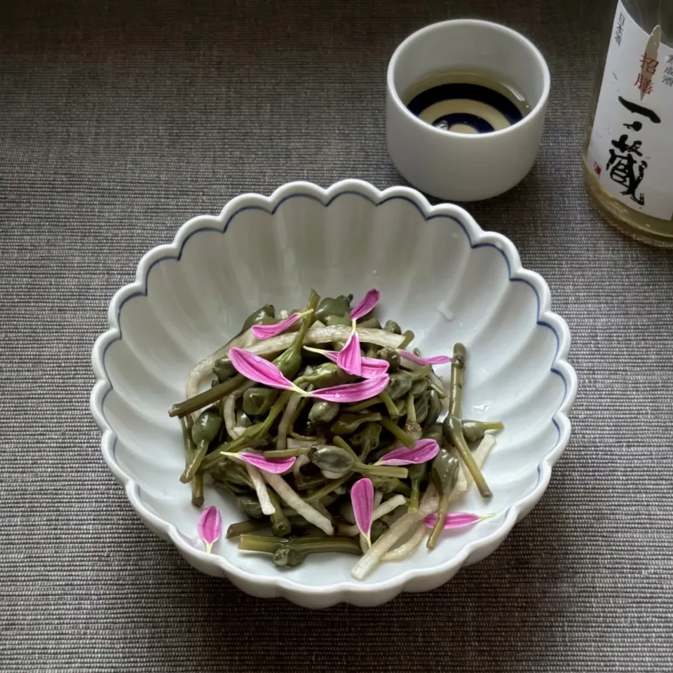 ミズ玉の醤油漬け|まる(丸大豆)さん
