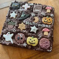 ハロウィンおからブラウニー
