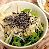 ごま油と塩昆布の豆腐サラダ|satokoさん