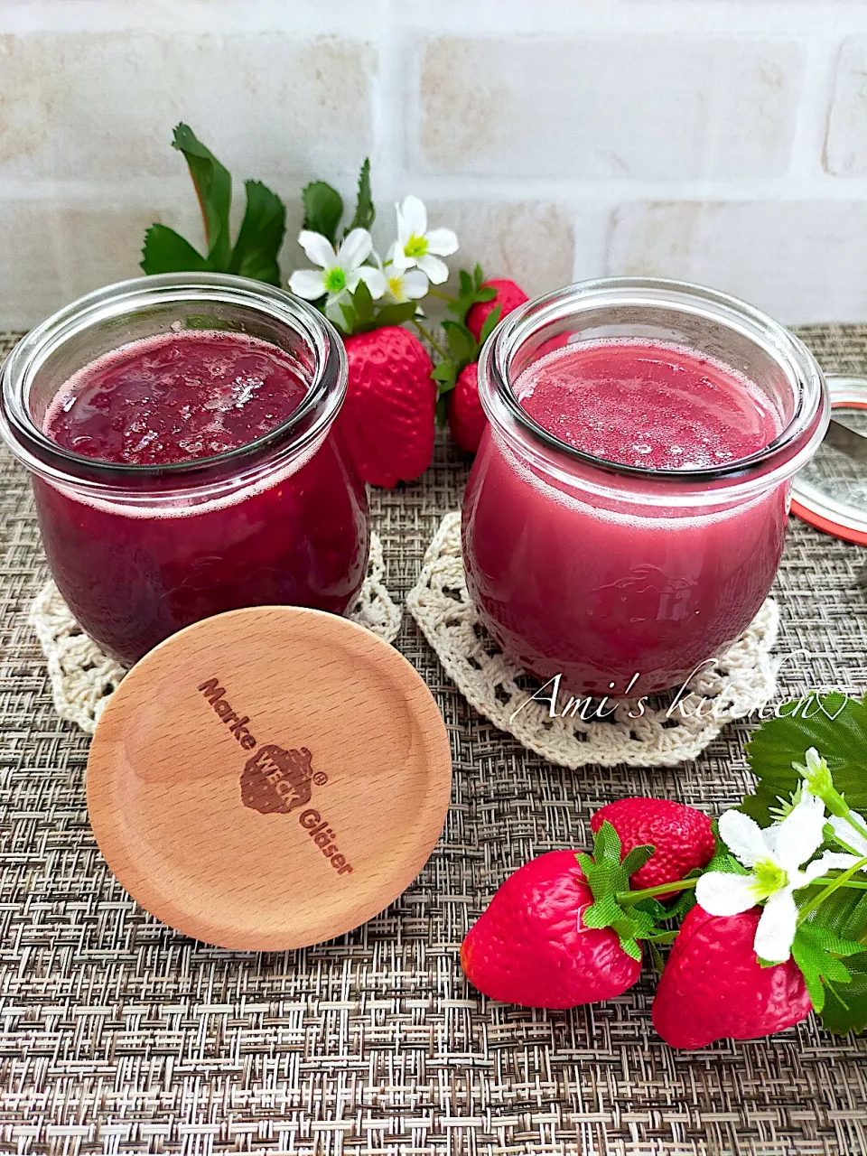 苺ジャム🍓と苺バター🍓|あみさん