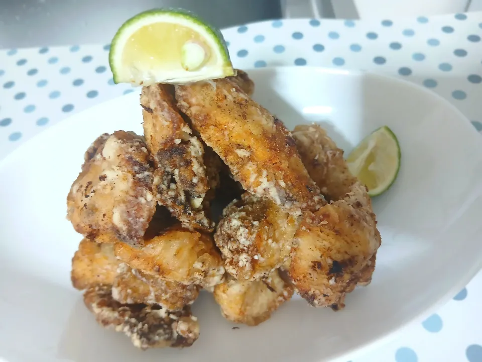 一度はやってみたかったからあげマウンテン(((*≧艸≦)ﾌﾟﾌﾟｯ|ぽんすけさん