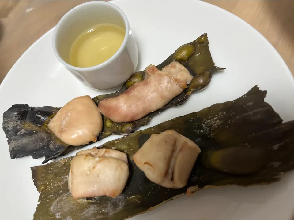 鮭白子の昆布焼き|もーやんさん