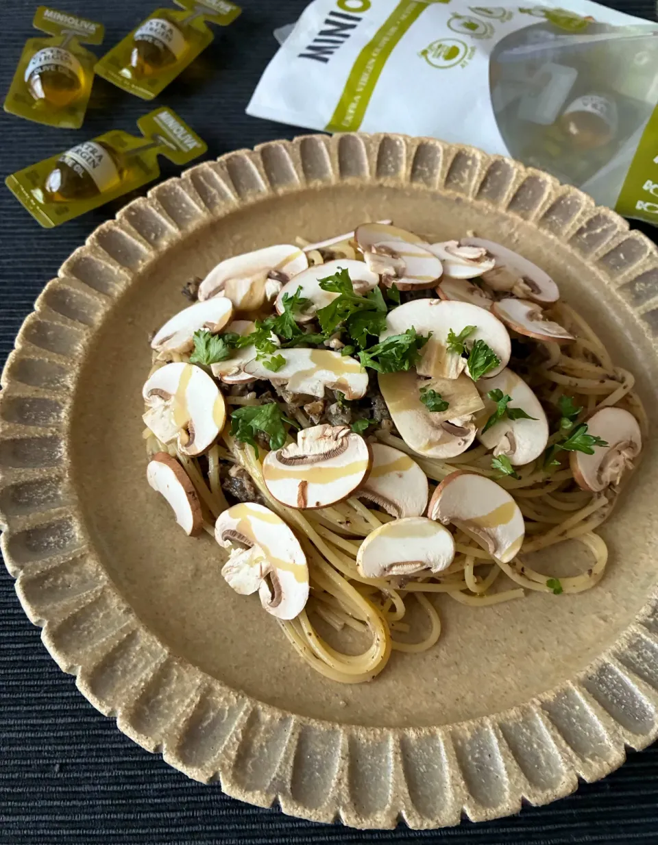 マッシュルームのパスタ🍄|アッチさん