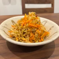 切り干し大根のきんぴら|りさこさん