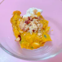 かぼちゃメープルクリームチーズサラダ|れなうまるさん