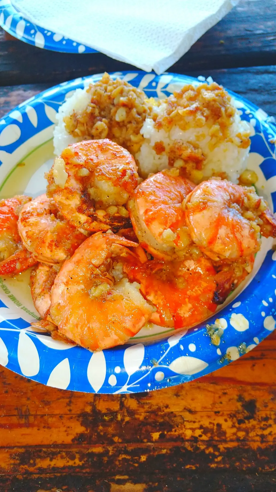 ガーリックシュリンプ＠ホノルル|はやとさん