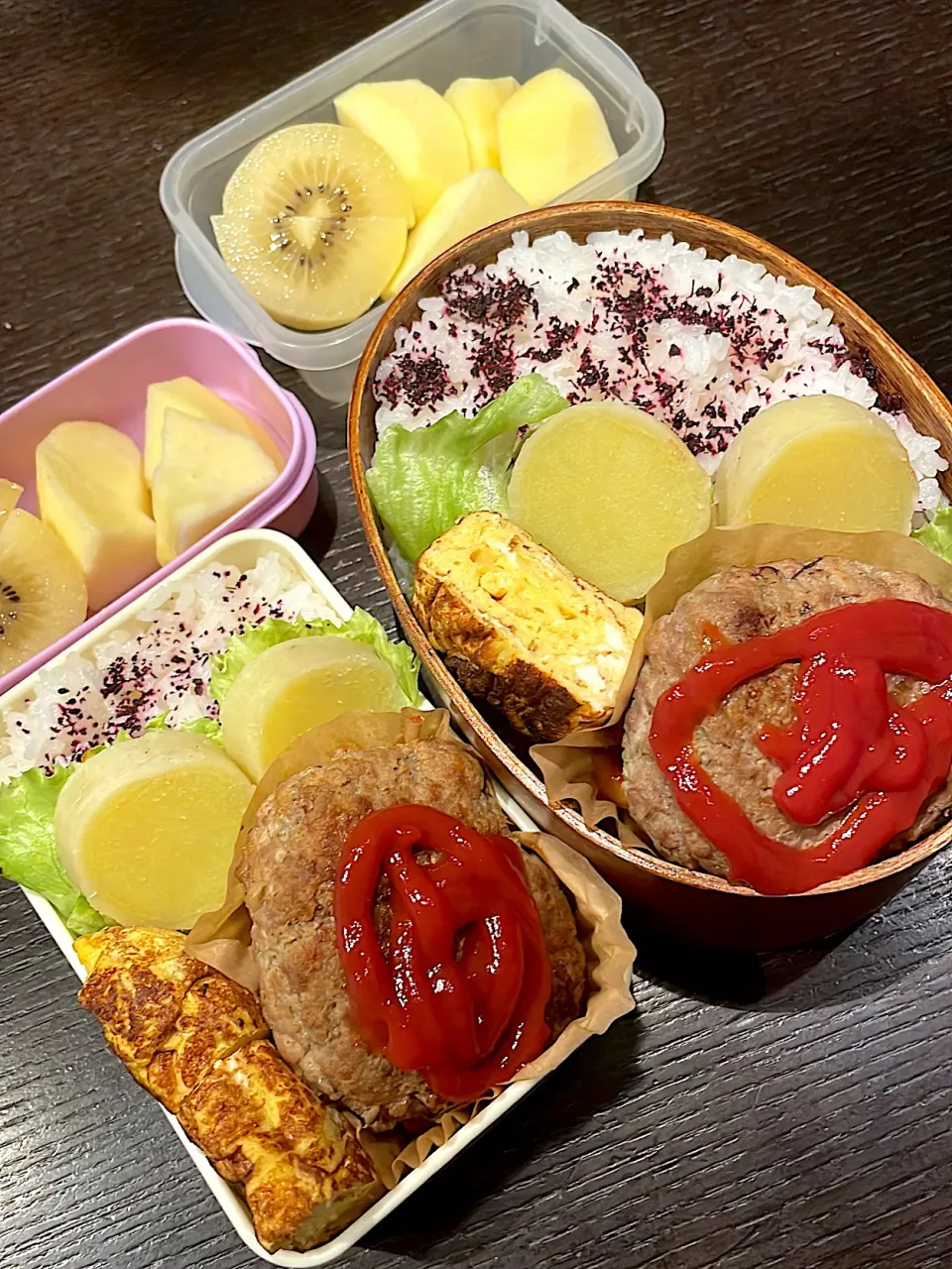 ハンバーグ弁当|雑草シェリーさん