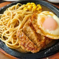 『喫茶&軽食カンタンド』ハンバーグセット【会津若松市ランチ】|Miyaさん