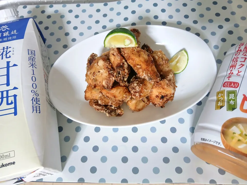 唐揚げマウンテン作り方(*´艸｀*)|ぽんすけさん