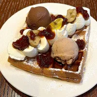 ワッフル オ マロン＆ ポム タタン|Sakikoさん