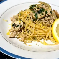 ひき肉とニラのペべロンチーノ|みずほさん