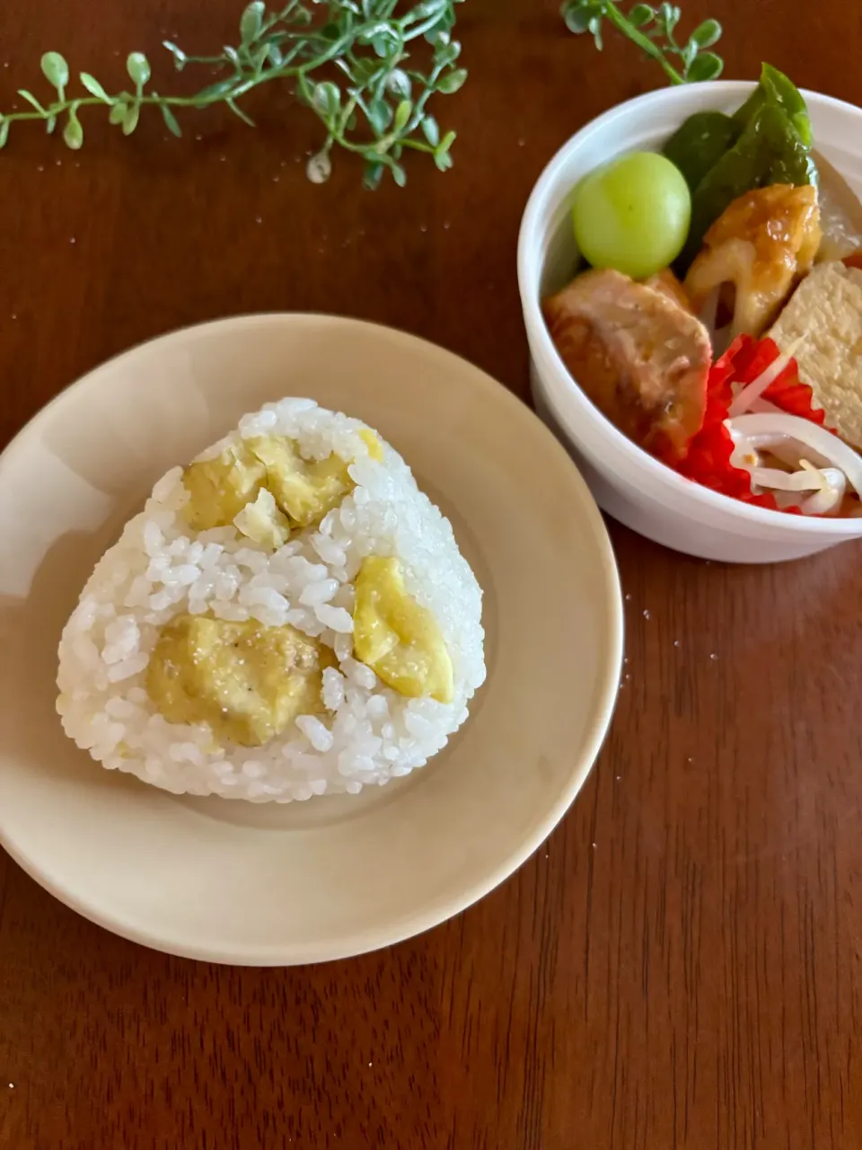 栗ご飯のお弁当で、おにぎりアクション始まりました🍙|naho_nonaさん
