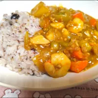 具沢山カレー夜ごはん