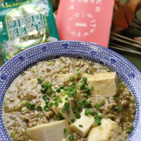 「翡翠麻婆豆腐の素」を使ってみたSnapdishの料理・レシピ写真:翡翠麻婆豆腐