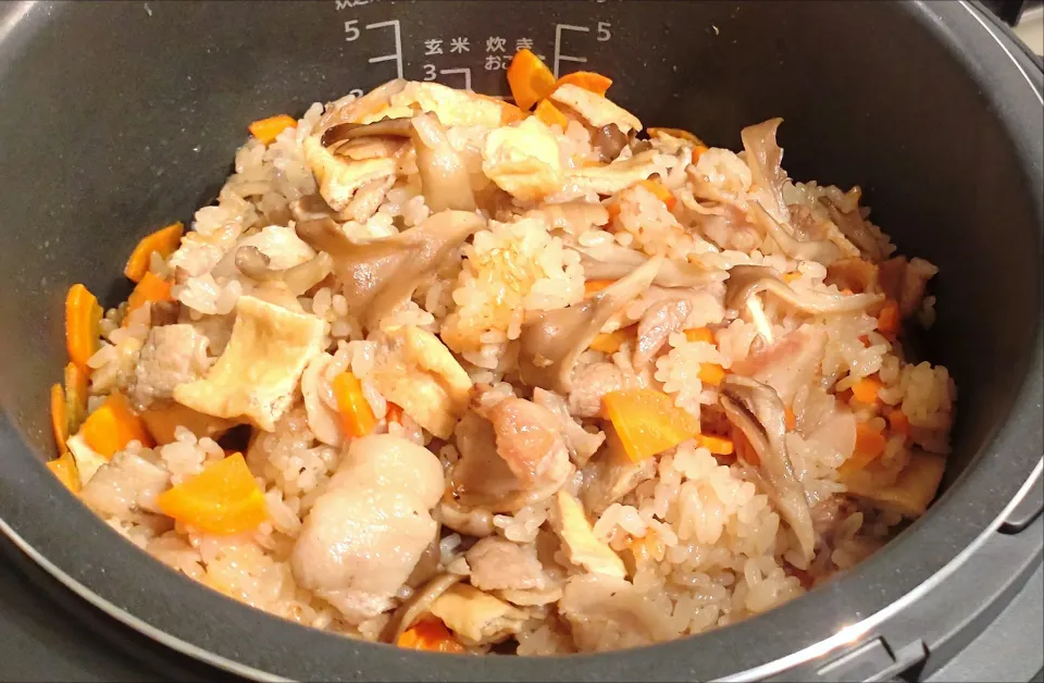 舞茸の炊き込みごはん♥|GGGさん