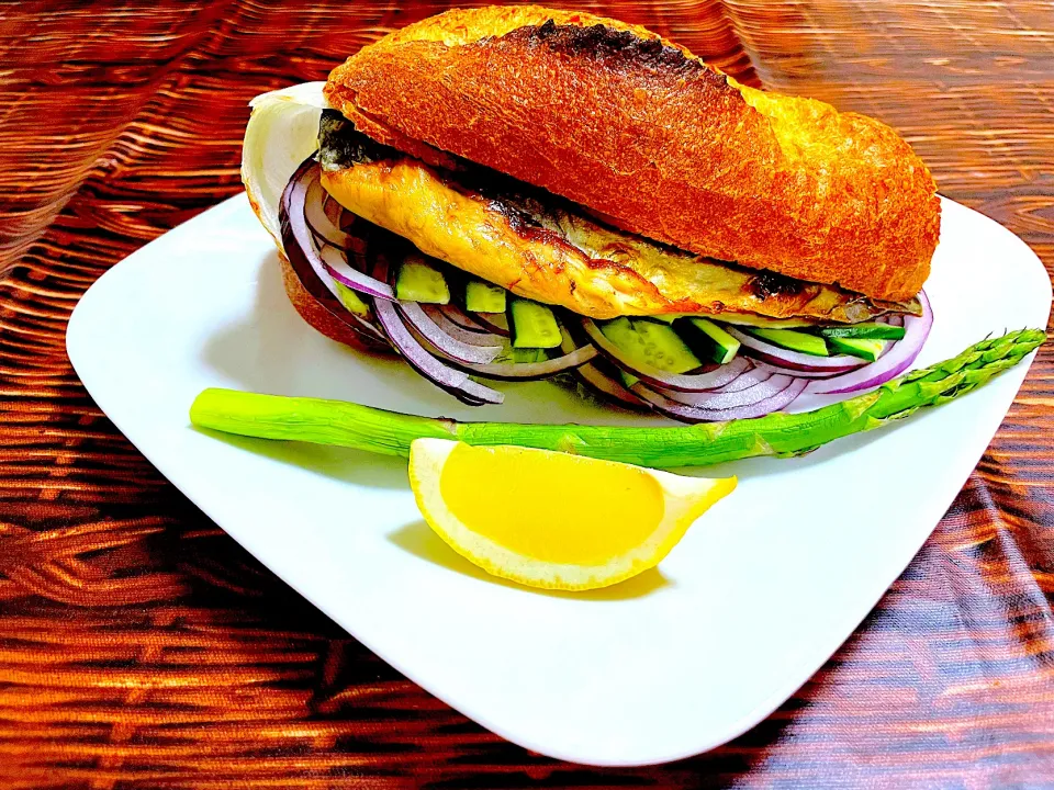 ももさんの料理 鯖サンド|ももさん