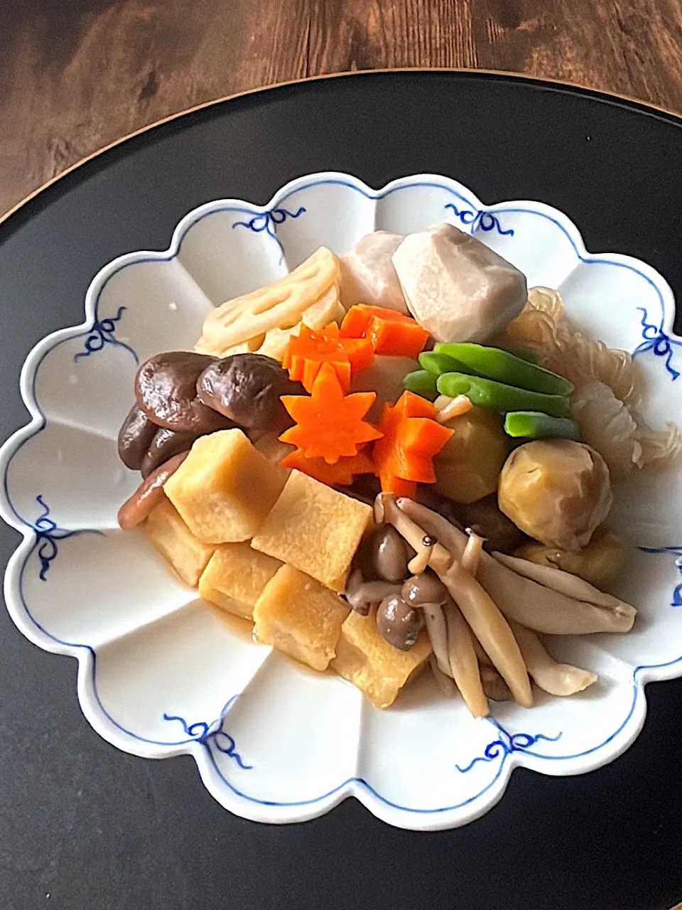 高野豆腐と秋野菜の含め煮🍂ふたりの秋のお弁当🍱|とんちんさん