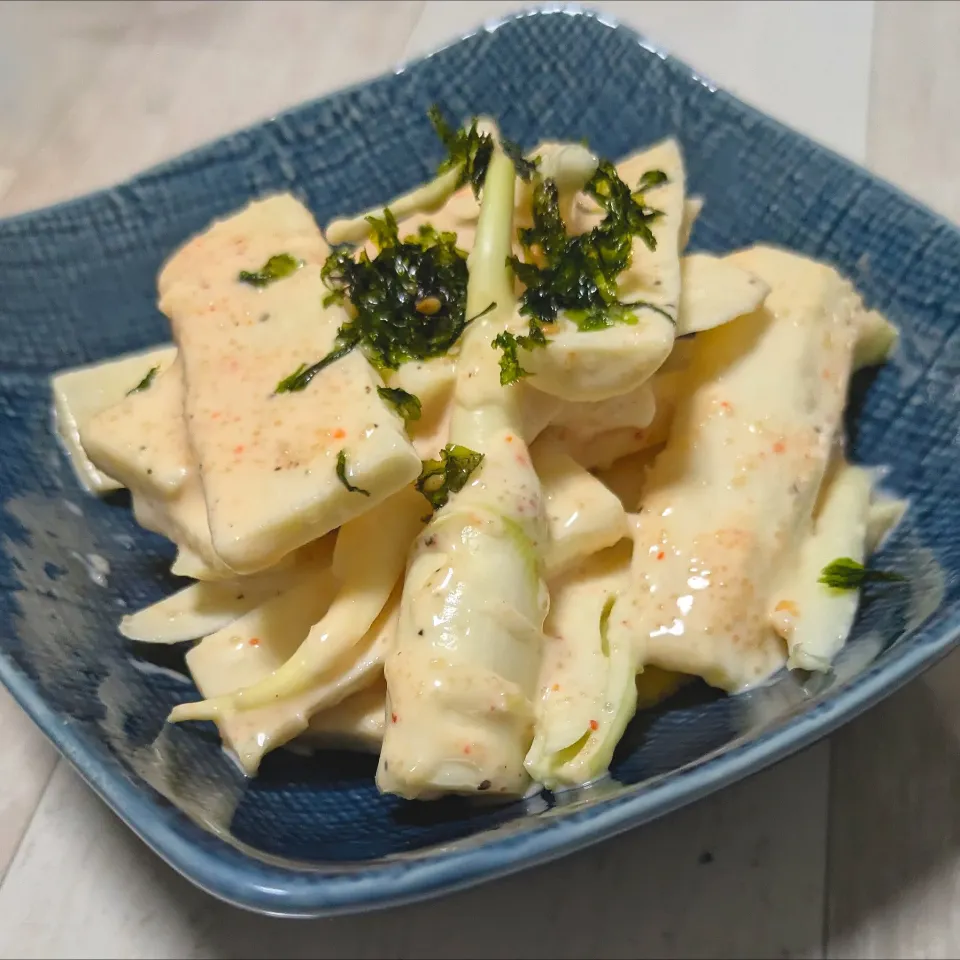 マコモダケの明太マヨ和え|ひとみんΨ(*´∀｀)Ψさん