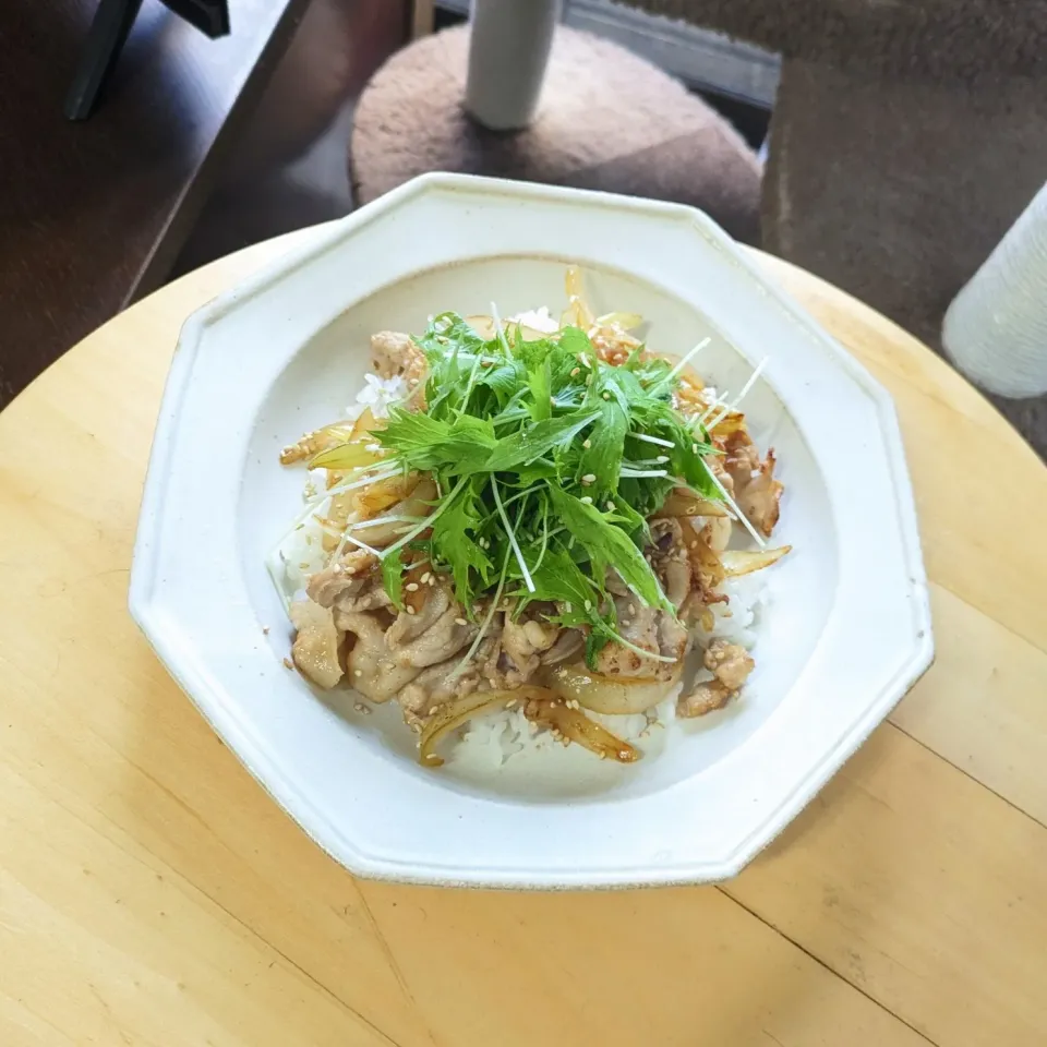 生姜焼きボウル|mi_neneco♪さん