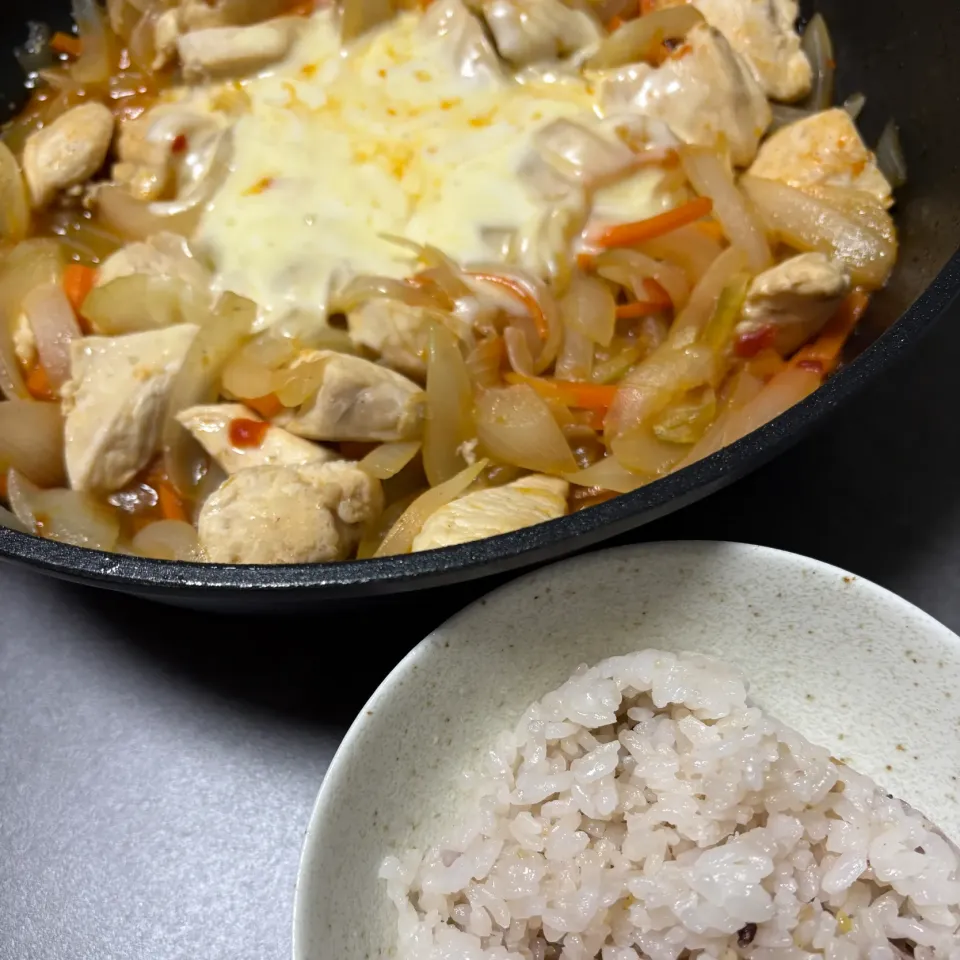 チーズダッカルビ風|くるみさん