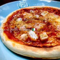 🇮🇹🍕シーフードピザ🦑🦐🇮🇹|気まぐれシェフさん