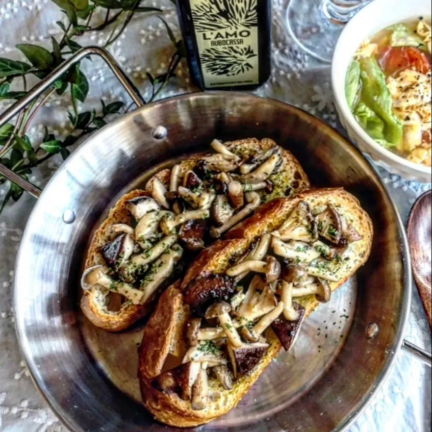 きのこのブルスケッタ|瑞さん