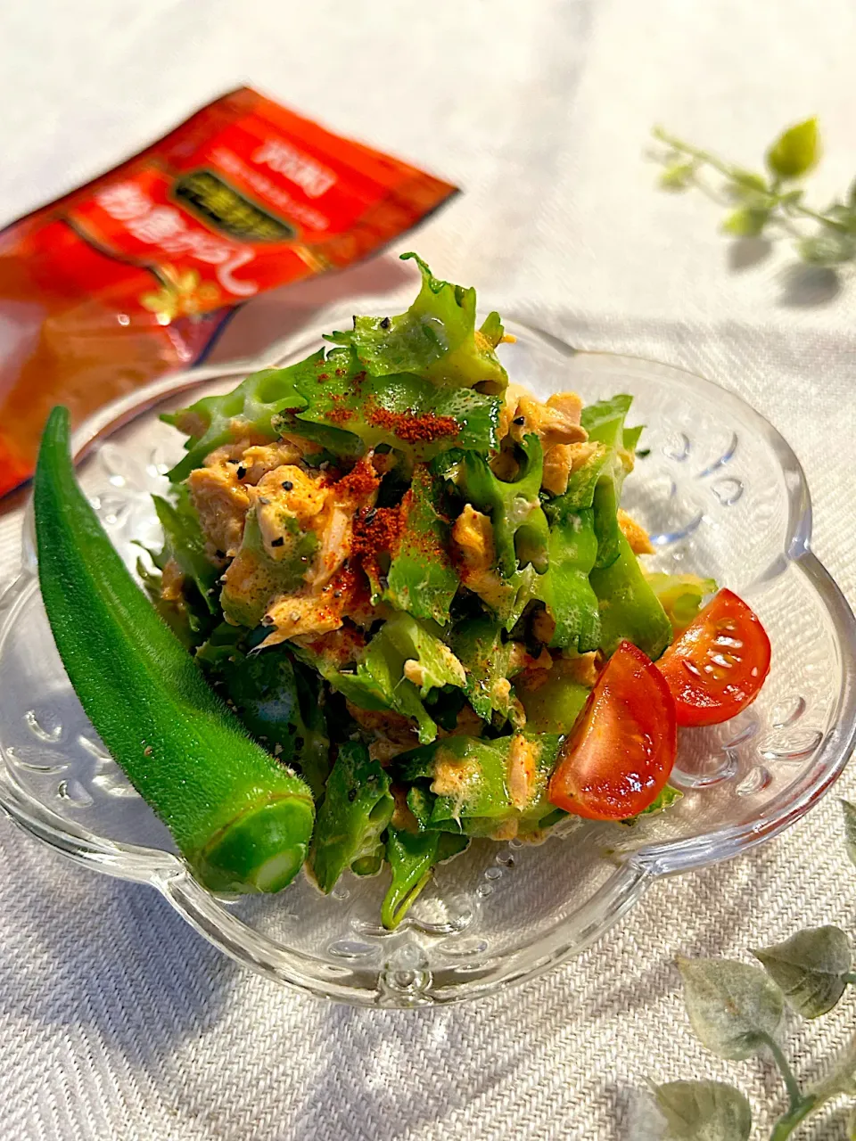 シカクマメとツナのコチュマヨ和え|まなまな♡さん