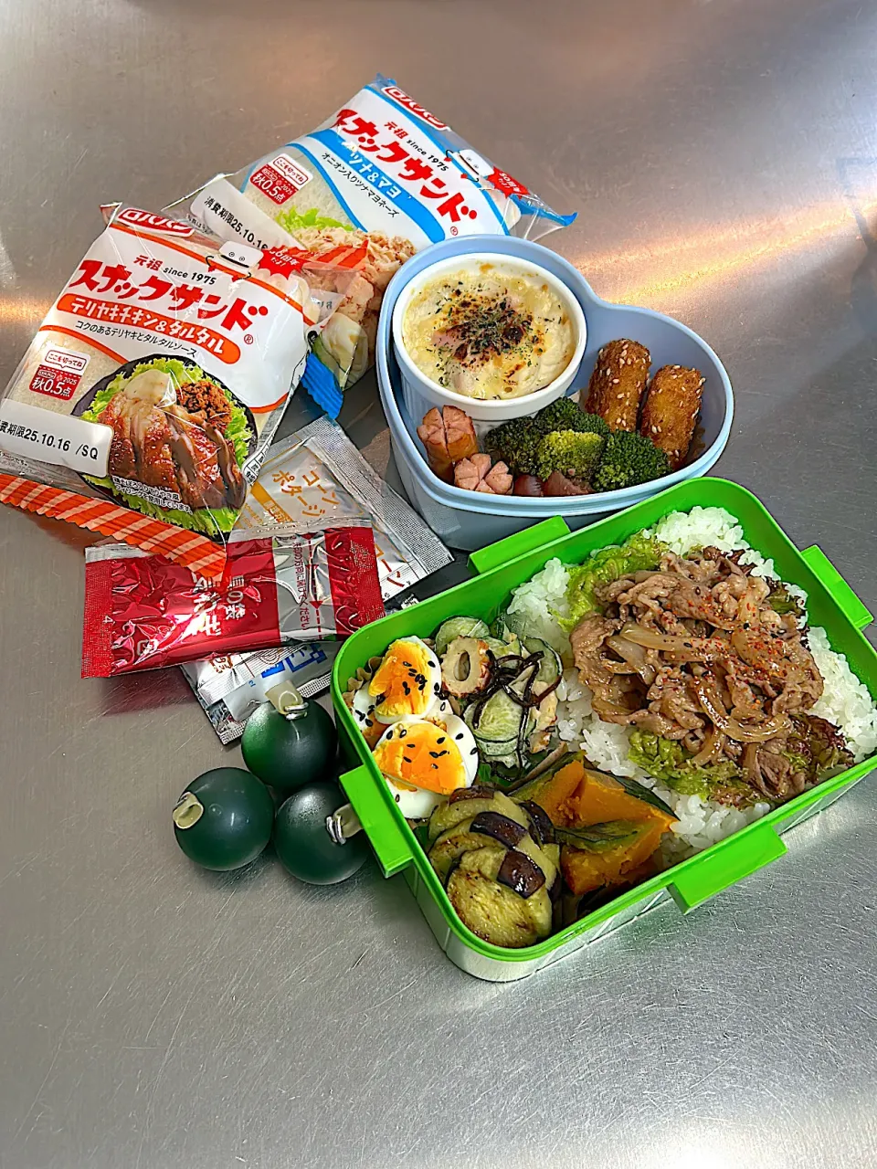 R7.10/15㈬  ·͜·♡ 今日のお弁当 👨🏻‍🍳|hamakoさん