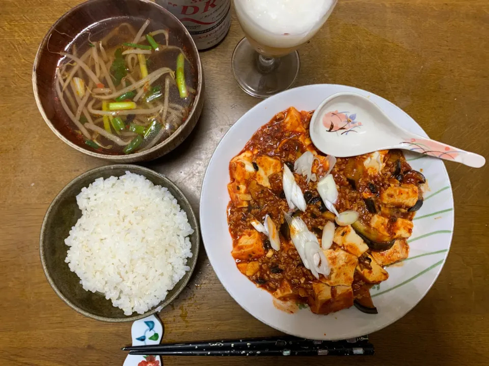 夕食　麻婆茄子豆腐|ATさん