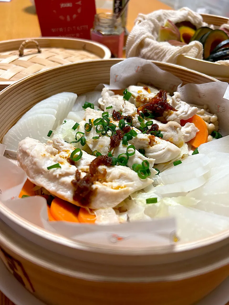 ささみで葱油鶏(ソンユーチー)風|むぎこさん