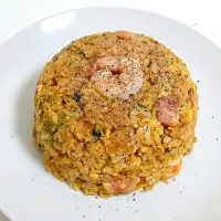 【パラパラのエビ炒飯🎯】エビと青葱たっぷり！オイスターソース炒飯🤤