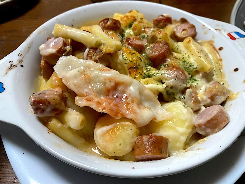 餃子グラタン|はっちぃさん