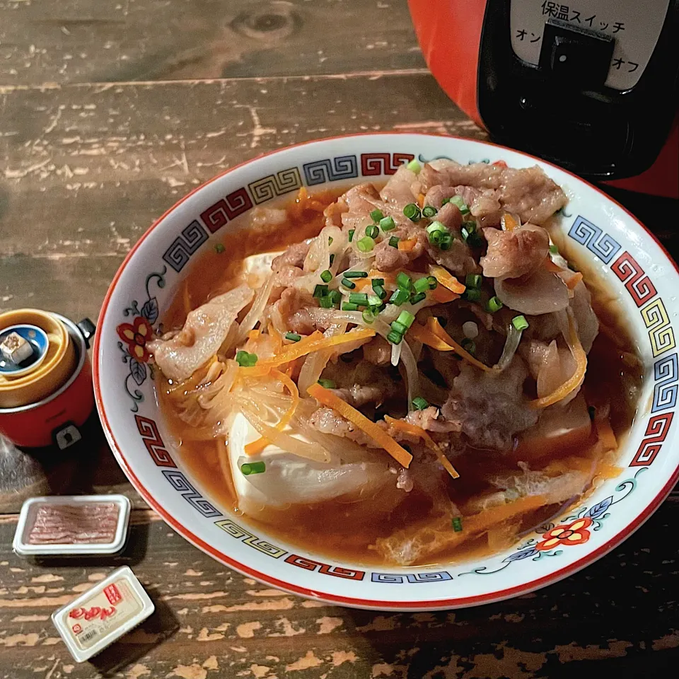 豆腐と豚肉のオイスターソース蒸し|七海さん