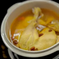Double-boiled chicken soup — warming my stomach 🥣|B&Bさん