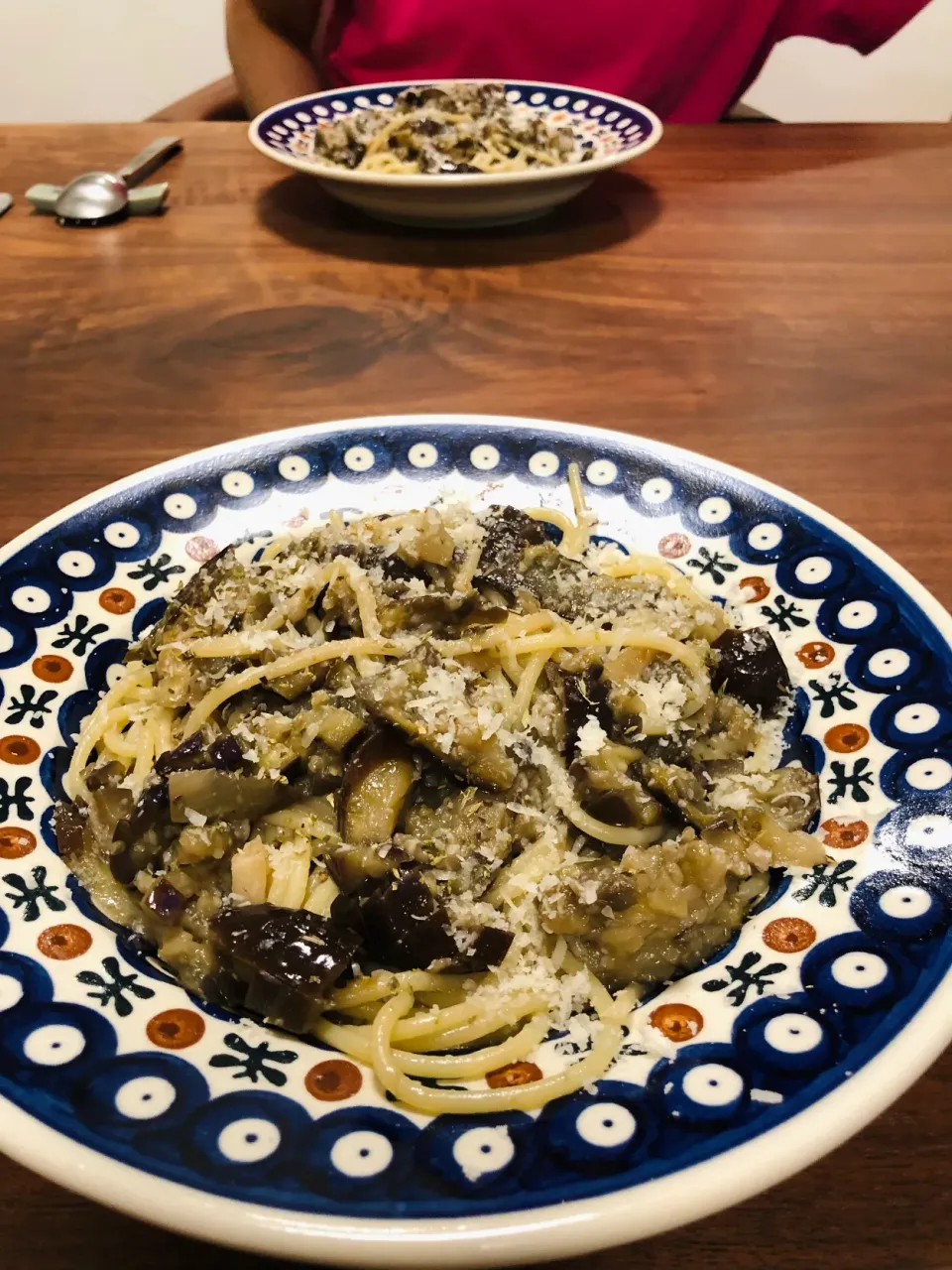 くたくた茄子のスパゲッティ|タロッカ主夫見習いさん