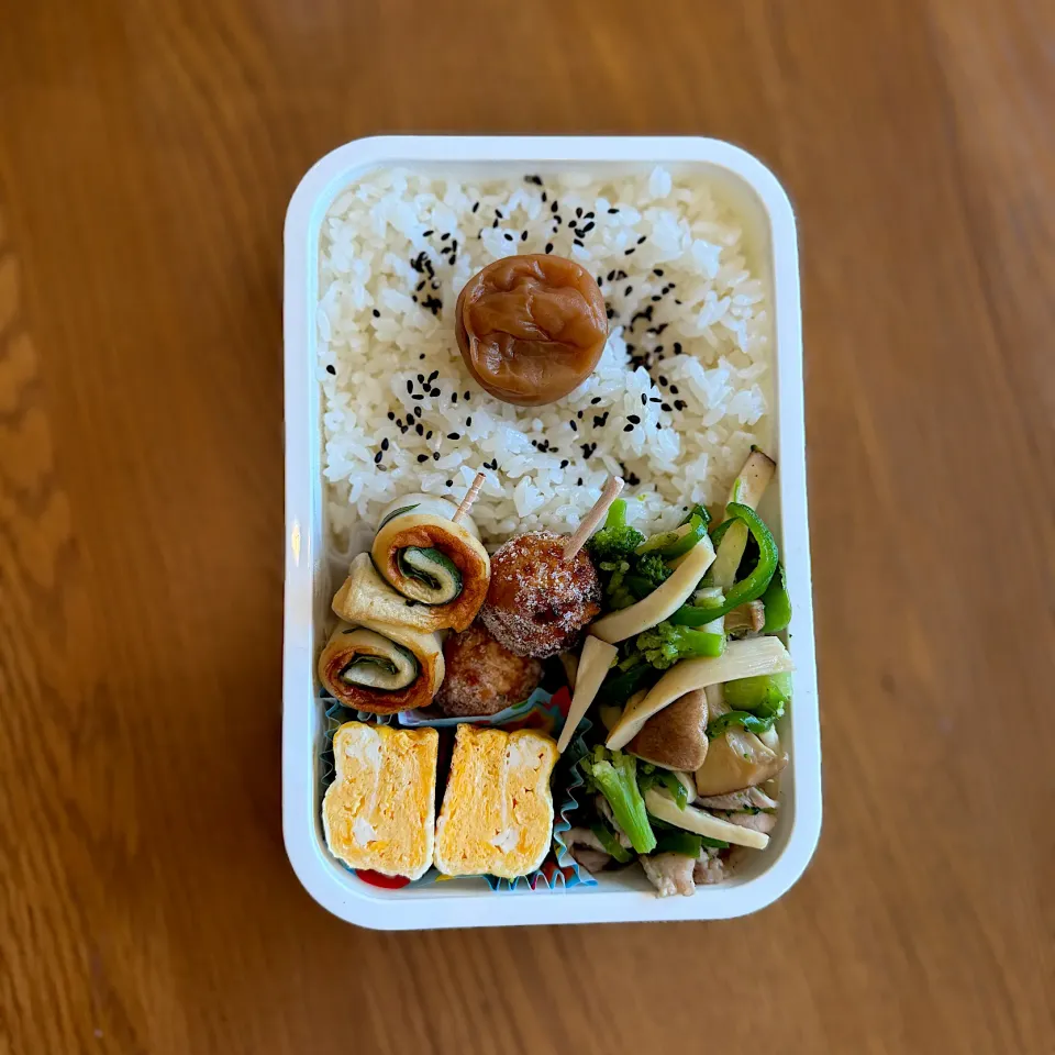 ブロッコリーとエリンギの炒め物弁当|yaam.011さん