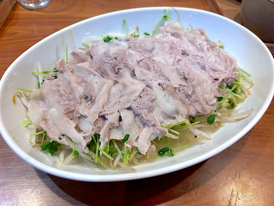 豆苗もやし豚しゃぶポン酢|cocomikaさん