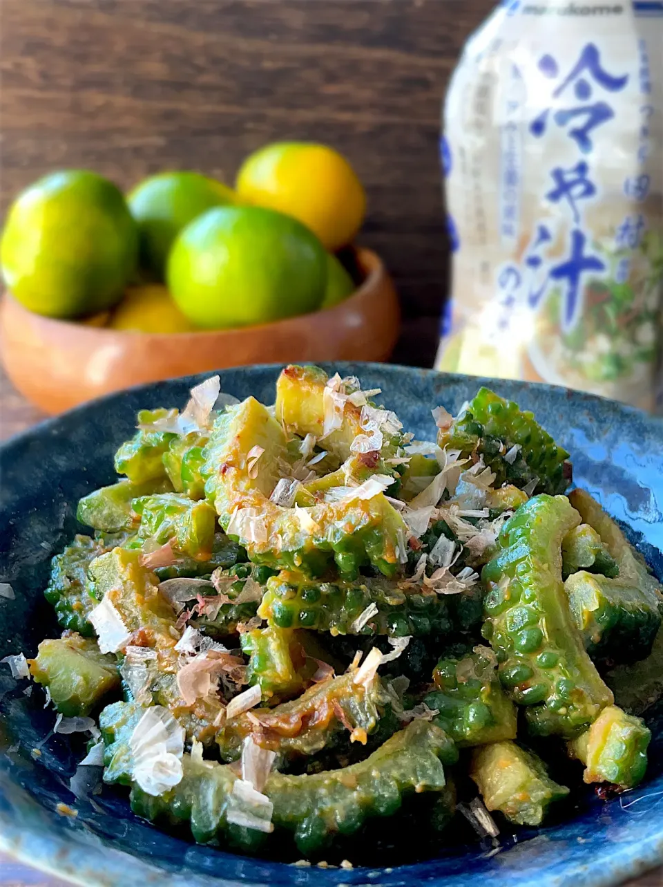 冷や汁の素でゴーヤ炒め|9421beruさん