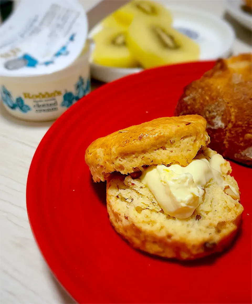 スコーンとクロテッドクリーム|もっさんさん