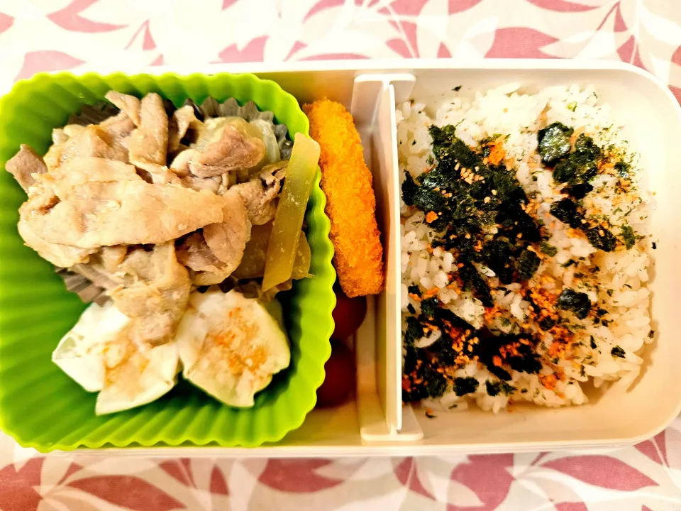 しょうが焼き❤️旦那さんお弁当❤️|かおるcitronさん