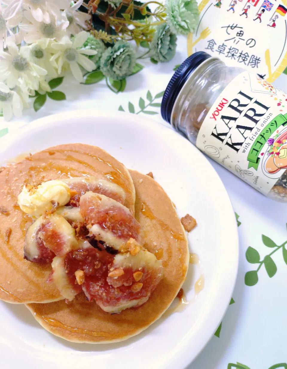 いちぢく米粉パンケーキ ·͜·♡|fumiさん